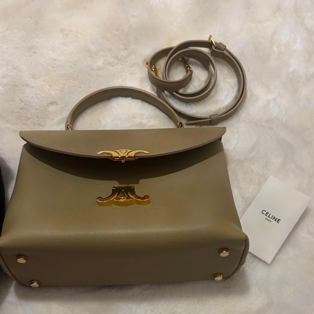 Celine  Leather Satchel - Picture 9 of 10